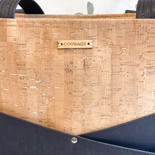 Load image into Gallery viewer, ADVOCATE zippered tote | COAL