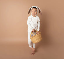 Load image into Gallery viewer, Ivory Bunny Pajama Costume