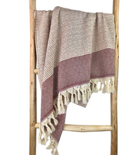 Load image into Gallery viewer, Diamond Stripe Turkish Towel