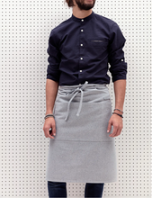 Load image into Gallery viewer, Long Waist Aprons for Makers in Upcycled Cotton