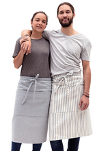 Load image into Gallery viewer, Long Waist Aprons for Makers in Upcycled Cotton