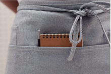 Load image into Gallery viewer, Long Waist Aprons for Makers in Upcycled Cotton