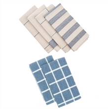 Load image into Gallery viewer, Kitchen Towels in Upcycled Cotton | Set of 8 | Minimal & Terry