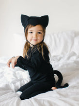 Load image into Gallery viewer, Black Cat Pajama Costume