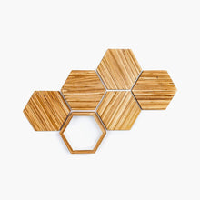 Load image into Gallery viewer, Wall Décor Set from Recycled Chopsticks