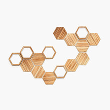 Load image into Gallery viewer, Wall Décor Set from Recycled Chopsticks