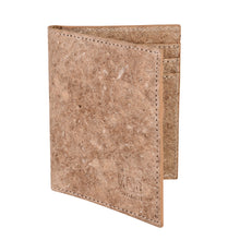 Load image into Gallery viewer, Unisex Coconut Vegan Leather Bi-Fold Card Wallet, Sand