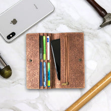 Load image into Gallery viewer, Coconut Vegan Leather Slim Wallet for Women, Bronze