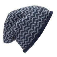 Load image into Gallery viewer, Azul Chevron Knit Alpaca Beanie