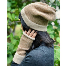 Load image into Gallery viewer, Camel Interwoven Alpaca Beanie