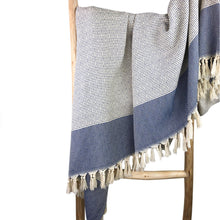 Load image into Gallery viewer, Diamond Stripe Turkish Throw