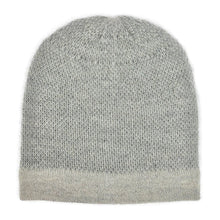 Load image into Gallery viewer, Gray Interwoven Alpaca Beanie
