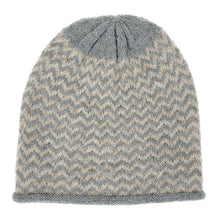 Load image into Gallery viewer, Harbor Chevron Knit Alpaca Beanie