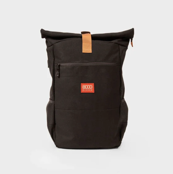 Waterproof Everyday Hemp Backpack, Black