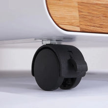 Load image into Gallery viewer, Rolling Cabinet from Recycled Chopsticks
