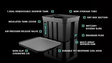 Load image into Gallery viewer, 4 in 1 Portable Modular Design Storage Box &amp; Shower Tank
