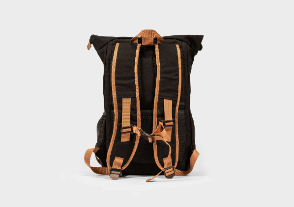 Waterproof Everyday Hemp Backpack, Black