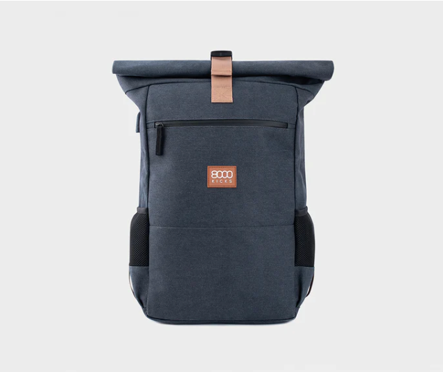 Waterproof Everyday Hemp Backpack, Navy