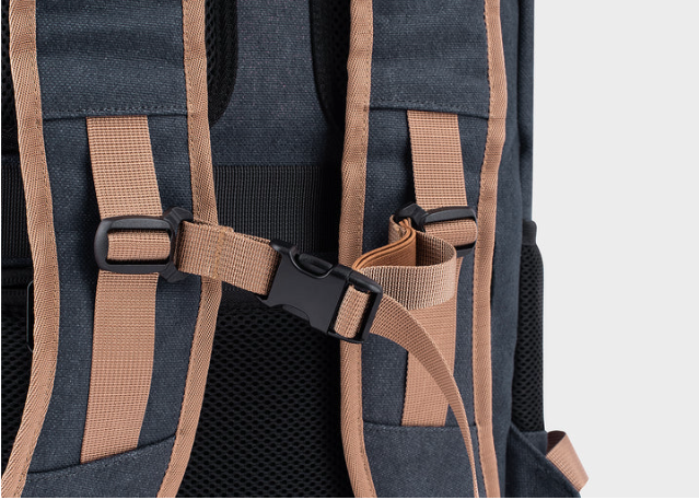 Waterproof Everyday Hemp Backpack, Navy