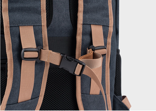 Waterproof top hemp backpack