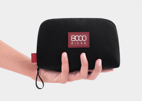 Waterproof Accessory & Tech Hemp Pouch, Black